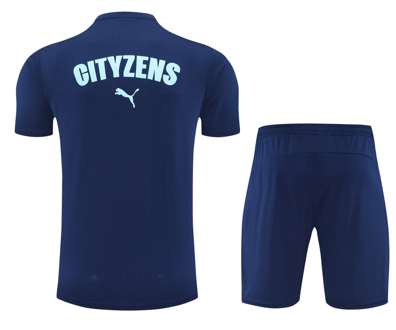 Maglia da allenamento e pantaloncini del Manchester City 25/26