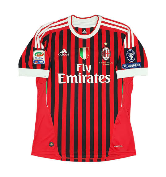 Maglia Retro AC Milan 11/12 - Con Patch e Scudetto