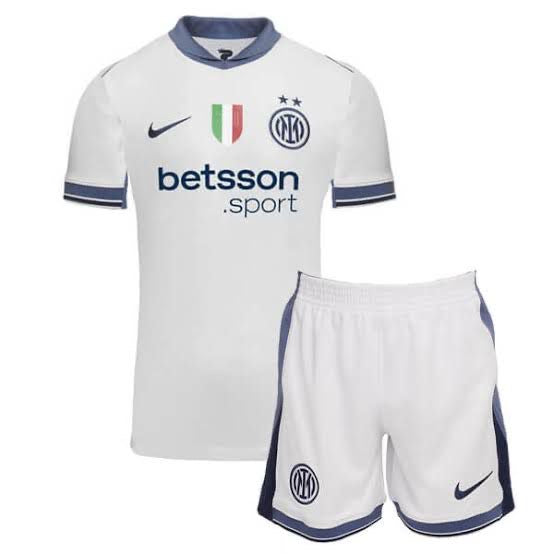 T-shirt e Pantaloncini per Bambino Inter Away 24/25