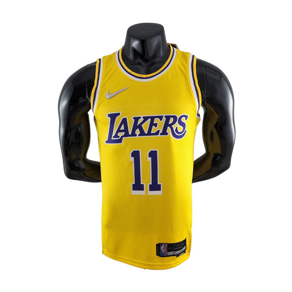 75° Anniversario IRVING # 11 Los Angeles Lakers Maglia gialla NBA