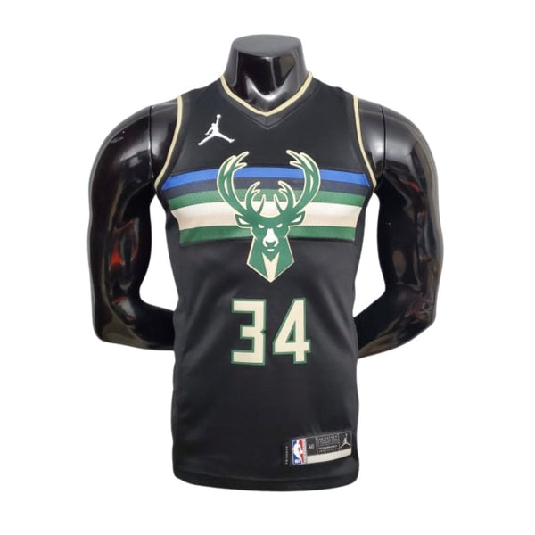 Maglia NBA Milwaukee Bucks #34 Antetokounmpo