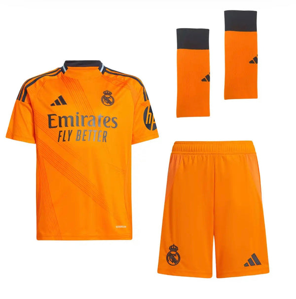 T-shirt e Pantaloncini Bambino Real Madrid Away 24/25 - Con Calzettoni