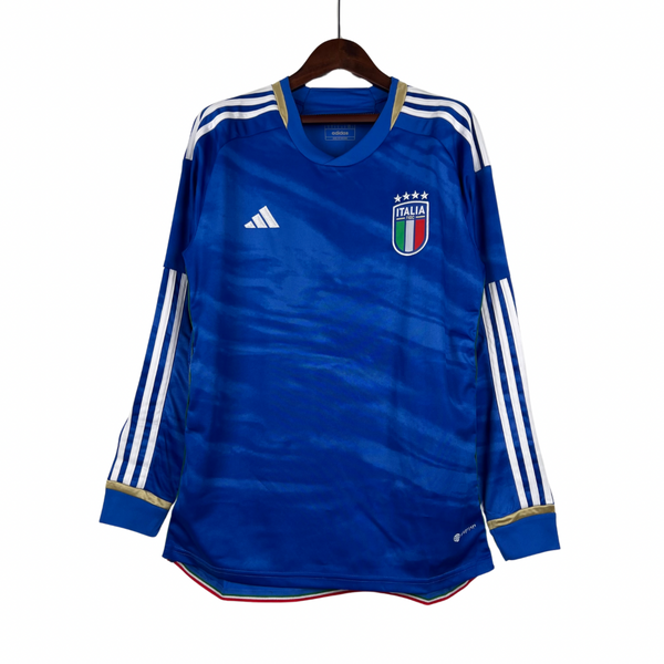 Maglia home dell'Italia a maniche lunghe 23/24