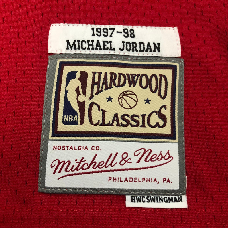 MITCHELL & NESS NBA MAGLIA CHICAGO BULLS STRADA FINALI 1997-98 MICHAEL JORDAN