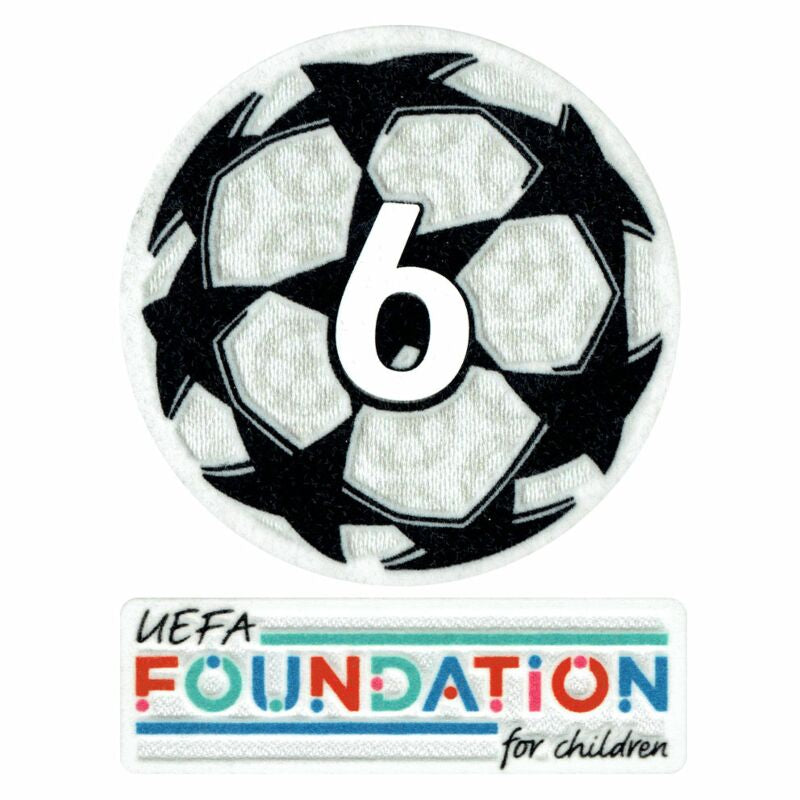 21-23 UCL Starball 6 volte vincitore + Game Patch della UEFA Foundation