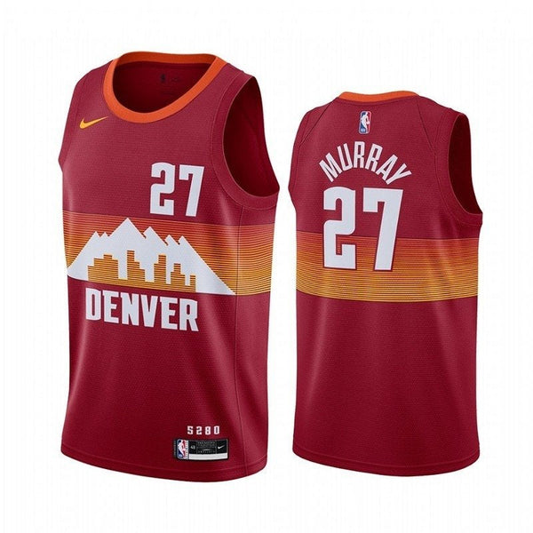 Maglia NBA - Denver Nuggets Branca City - Murray #27