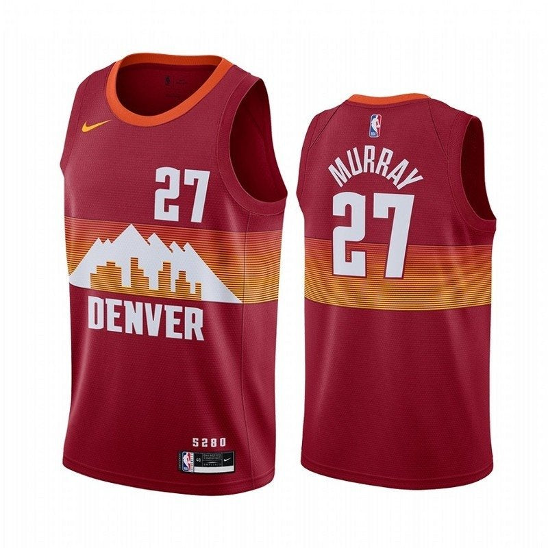 Maglia NBA - Denver Nuggets Branca City - Murray