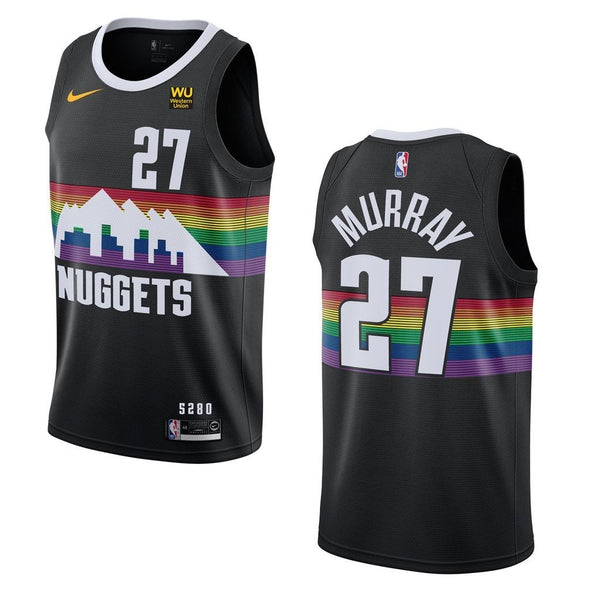 Maglia NBA - Denver Nuggets Branca City - Murray #27