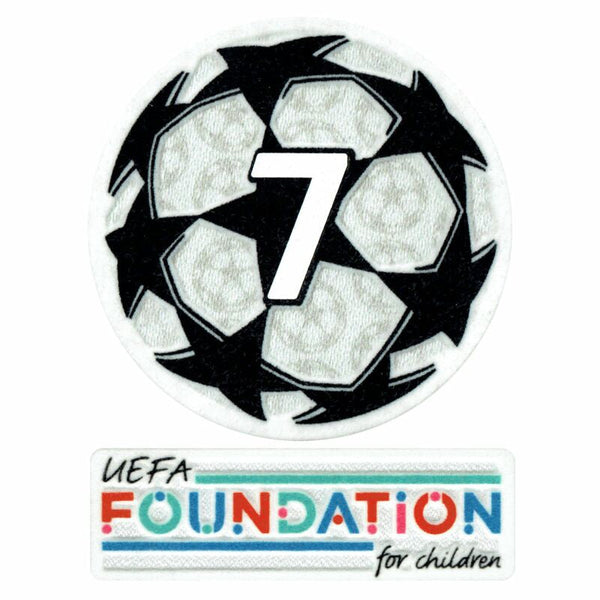 21-23 UCL Starball 7 volte vincitore + Game Patch della UEFA Foundation AC Milan