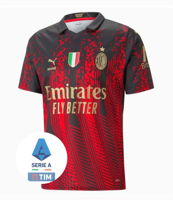 Maglia AC MILAN GARA X KOCHE 4th 2022/23 - Con Toppa Scudetto e Serie A