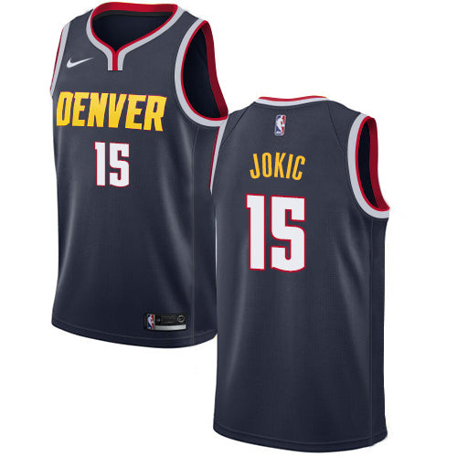 Maglia NBA - Denver Nuggets Bianca - Jokic #15