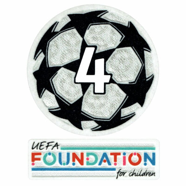 21-23 UCL Starball 4 volte vincitore + Game Patch della UEFA Foundation