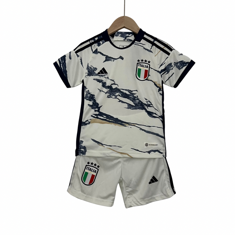 T-shirt e Pantaloncini per Bambino Italia 23/24 - Bianco